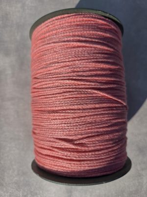 Eksklusiv 100% LIN tråd 2mm Korall farge Nr.42